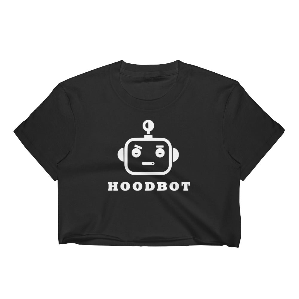 HOODBOT Robo (Black) Crop Top